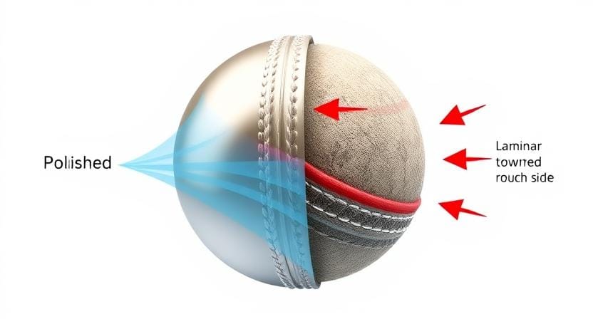Swing bowling science